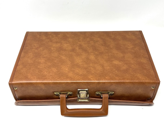 Vintage Collection of 20 Cassette Tapes and Suitcase Tape Holder