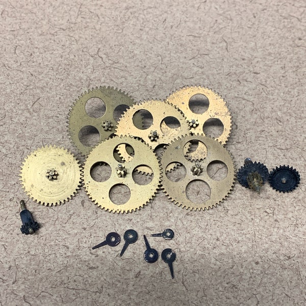 Vintage Set of Brass Sprockets/Gears l Steampunk