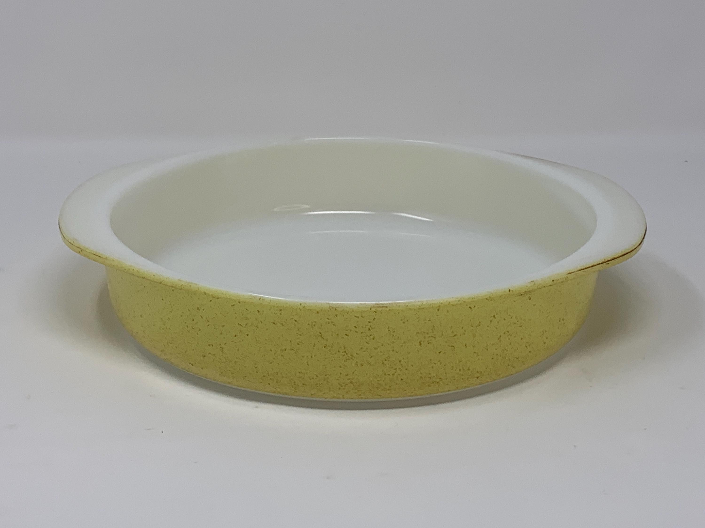 米軍 実物 OLD PYREX デザートプレート① Vintage Pyrex #221 8 1/4” Desert Dawn Round Baking Pan