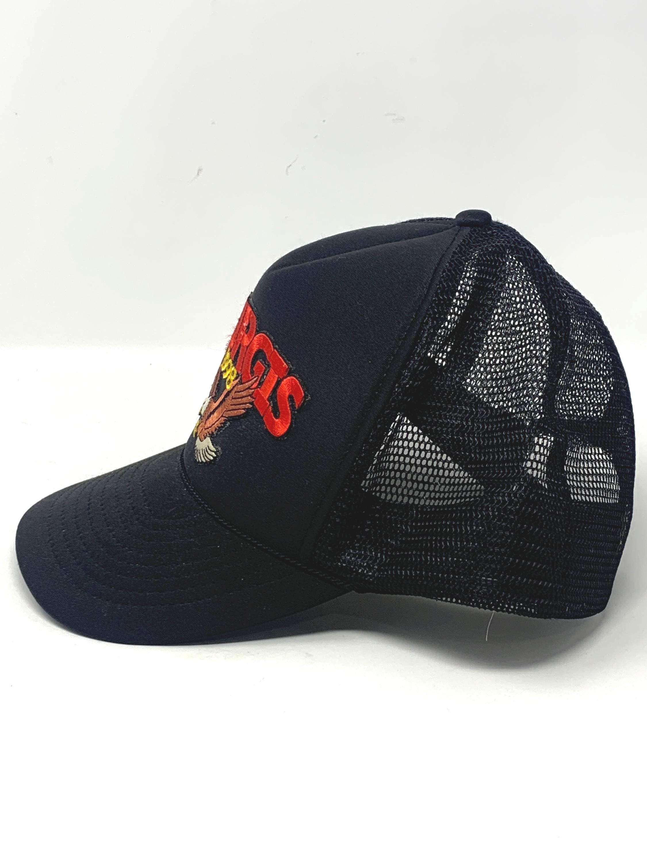 Vintage 1998 Sturgis Motorcycle Mesh Back Trucker Hat Embroidered
