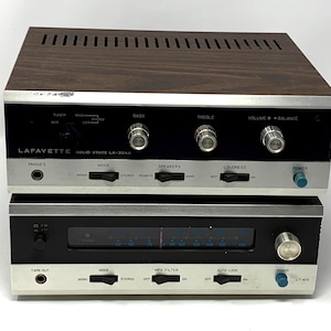 ヴィンテージ ラファイエット LA-324A アンプ LT-670 ラジオ AM/FM チューナー セット ヴィンテージオーディオ