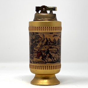 Vintage Italian Desk Lighter, Florentine Italy