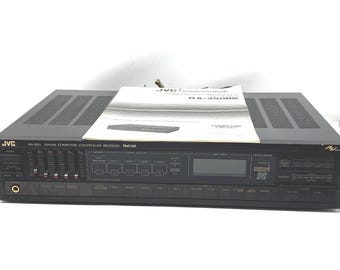 Vintage JVC RX-350BK fm/am Computer Controlled Receiver- No Remote With Manual