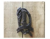 Handmade Cast Iron Boot Door Knocker