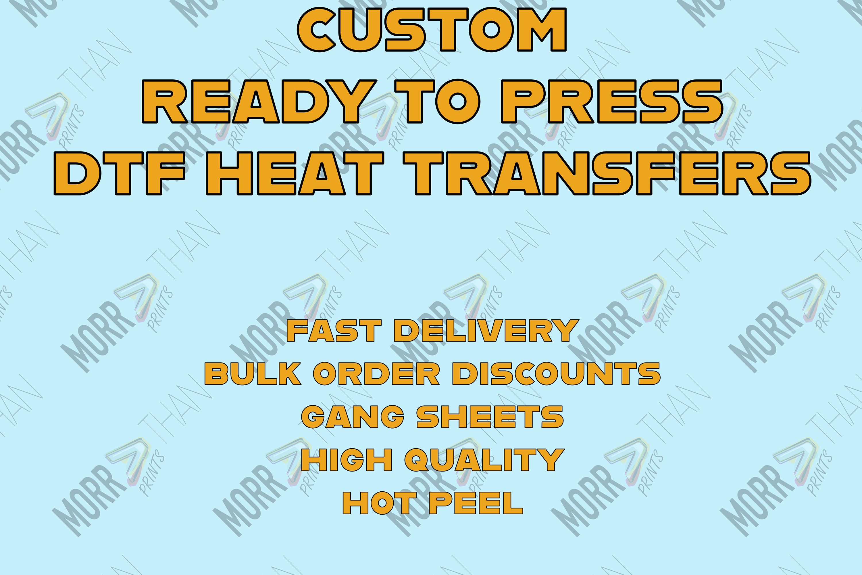 DTF Heat Transfer Designs Ready to Press - Custom Gang Sheets - Direct ...