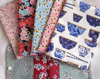 Tea, herbal tea, and coffee bag pouch. Tea bag wallet. Travel pouch, Japanese fabrics. Tea storage pouch.