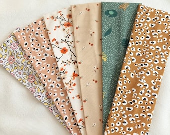 Bandeau cheveux femme, headband jersey de coton, fleuri ou léopard, bandeau plat.