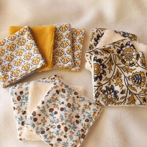 Wiederverwendbare Baumwollkrbchen und -pads, wiederverwendbare Wattepads,  Bambus-Frotteetcher, waschbare Feuchttcher, Abschminktcher, pastellrosa  oder blau - Etsy.de