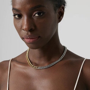 Two Tone Choker Etsy UK