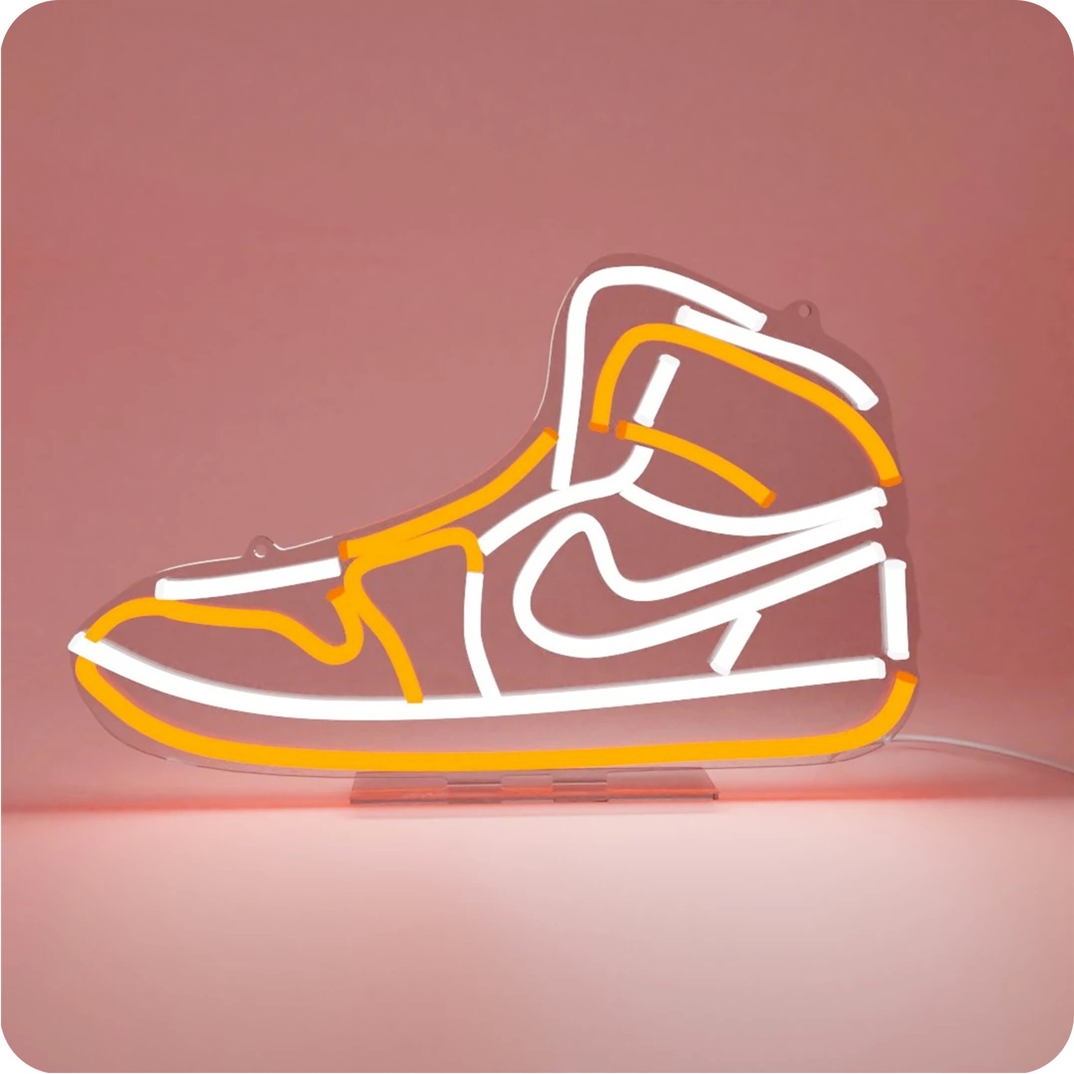 Favourite Orange Sneaker Led Neon Sign