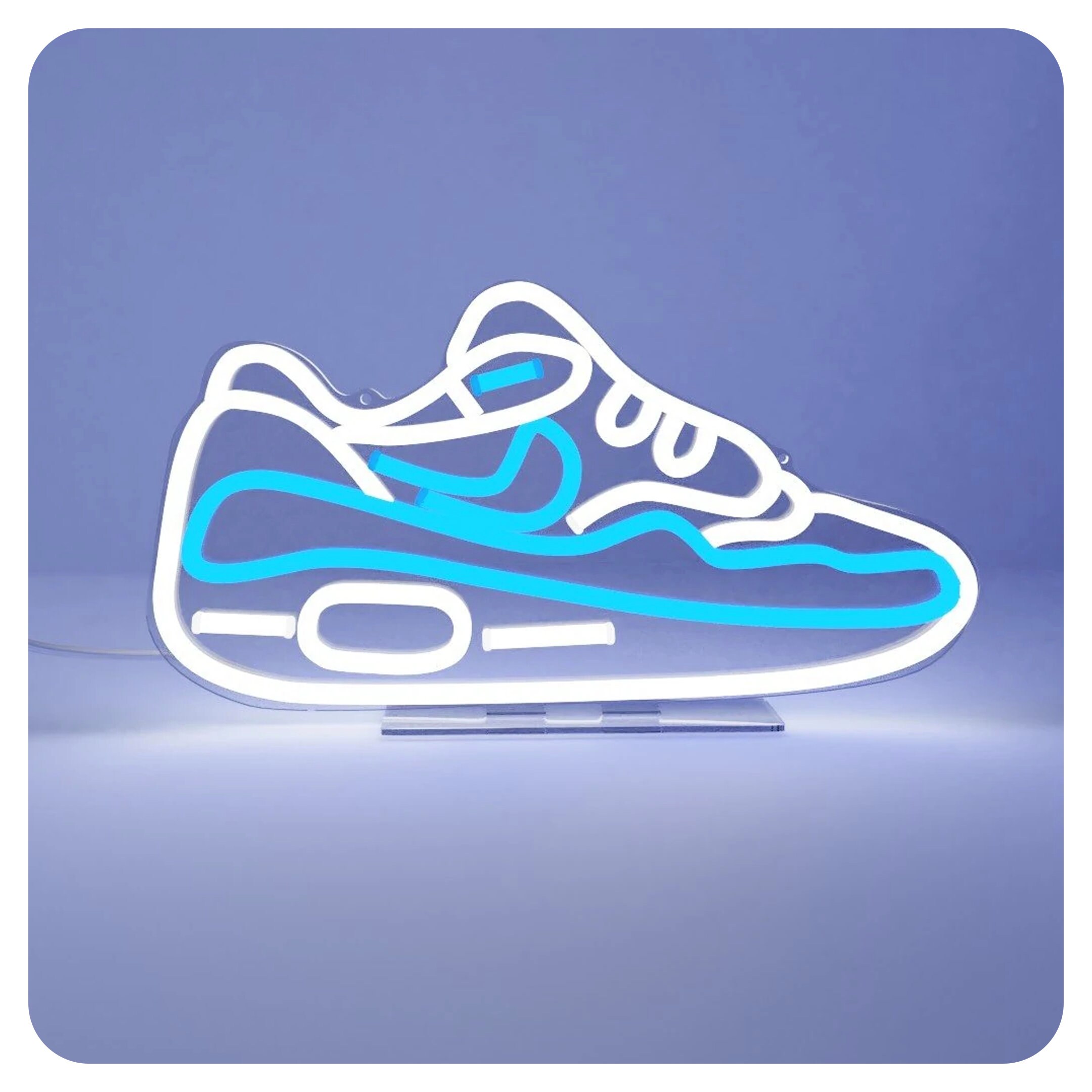 Babyblue Maxed Sneaker Led Neon Sign