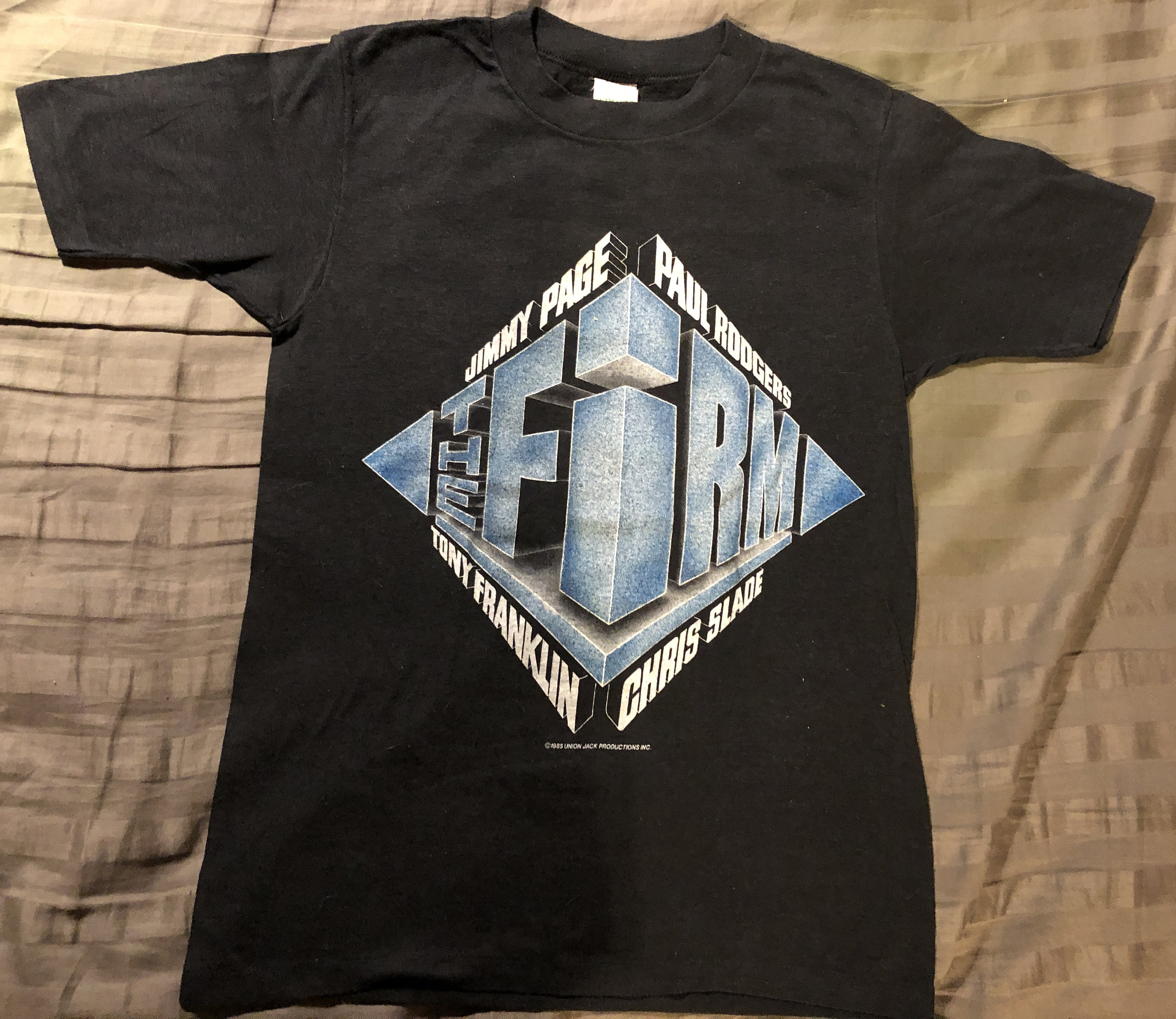 Vintage the Firm 1985 USA Tour T-shirt (new), Concert Memorabilia 