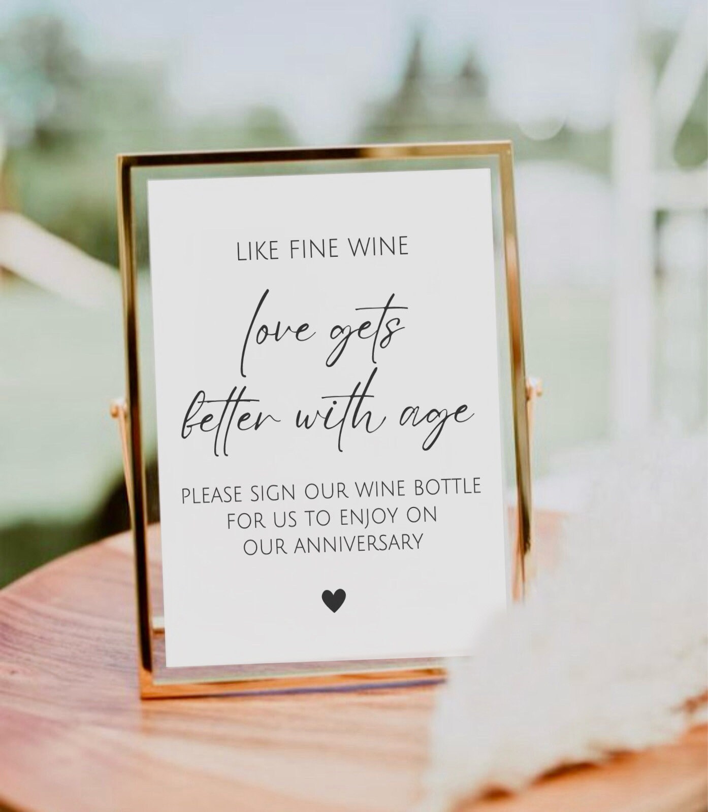 Minimalist Wine Wedding Guestbook Sign, Like Fine Wine Sign, Sign Our ...