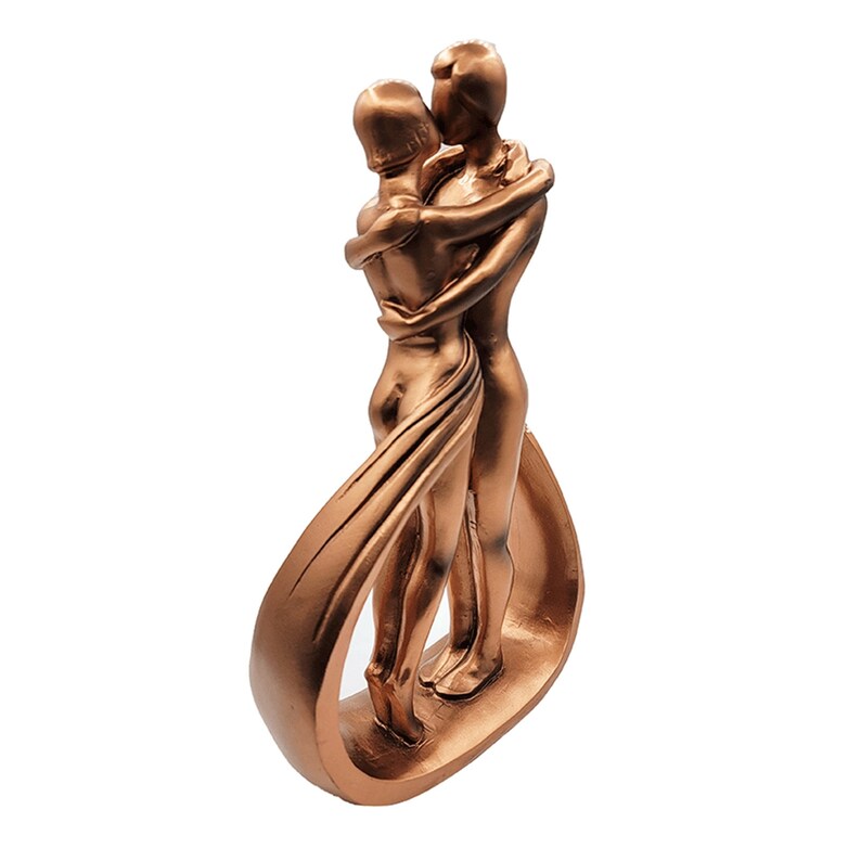 Kiss Couple Sculpture Lovers Art Sculpture Embrace Kiss Etsy