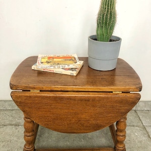 Housewarming, birthday Italian vintage/antique folding, winged coffee table (1920s)