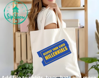 Ouderling millennial, xennial, videotheek, retro, jaren 90, 80, vhs, parodie, blockbuster, nostalgie, lidmaatschapskaart svg, png, tshirt, draagtas, mok, retro, cadeau, doe-het-zelf
