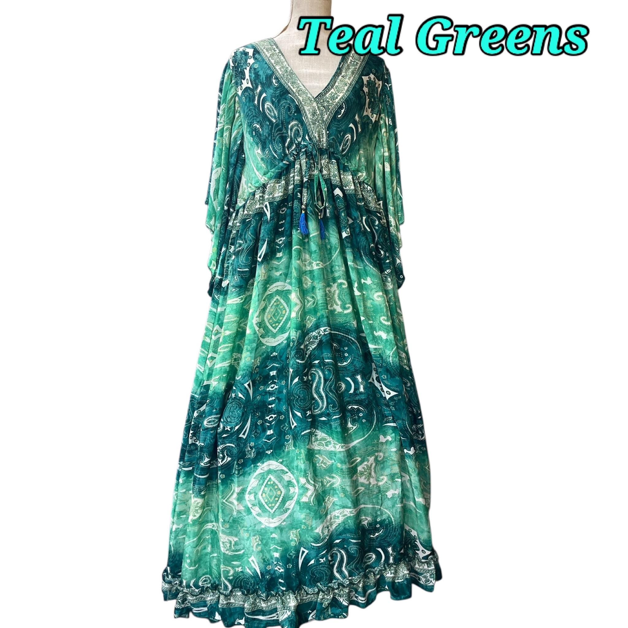 Deep Sweetheart Neck Empire Boho Dresses Dusk Plus Size