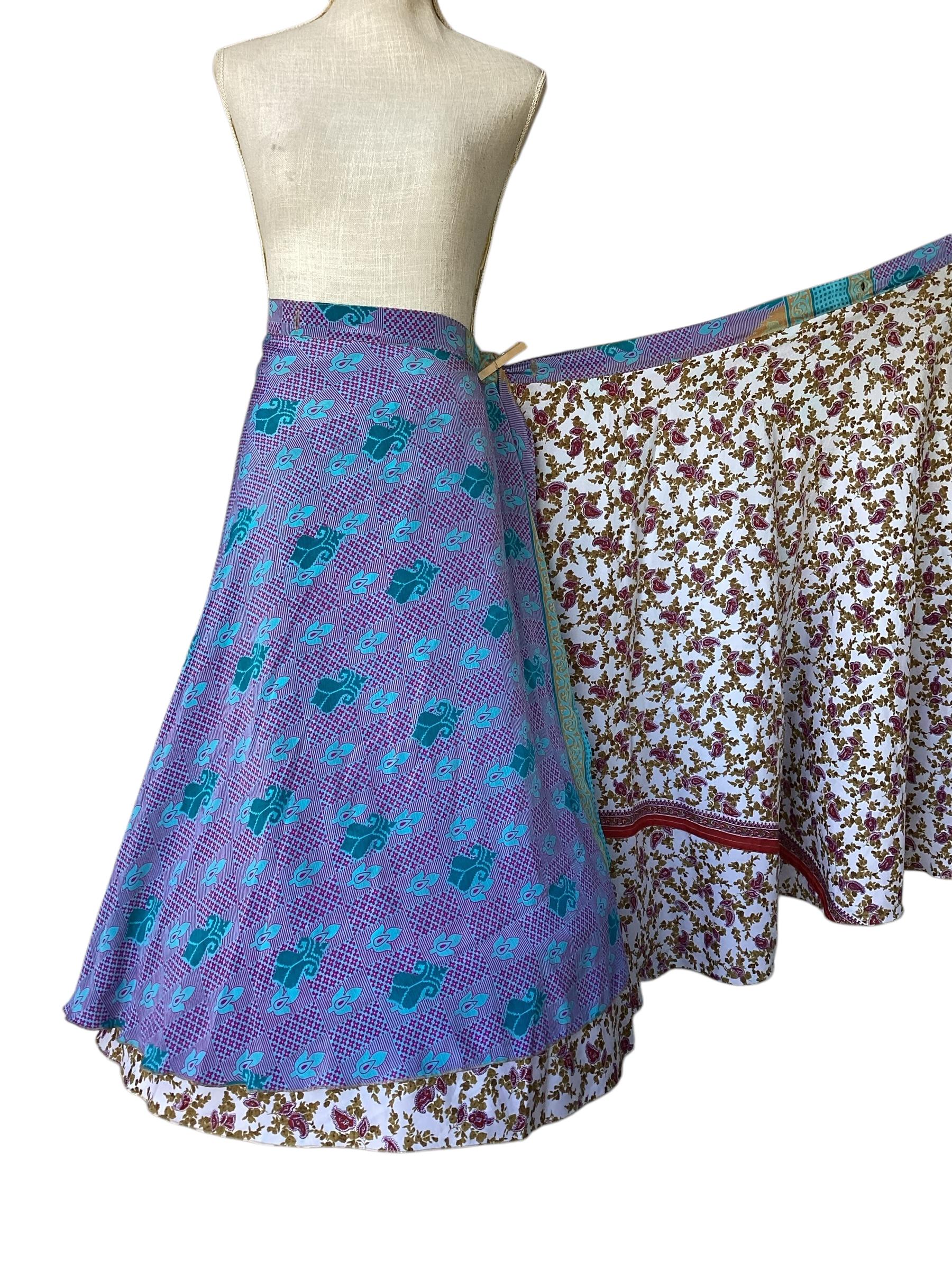 Serena Pleats Skirt - Thai Tea