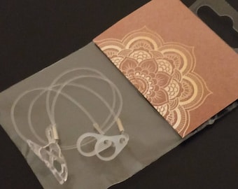 Hearing Aid Anti-lost Safety strap. Virtually invisible and available with a single or double strap. Fast & Free Delivery.