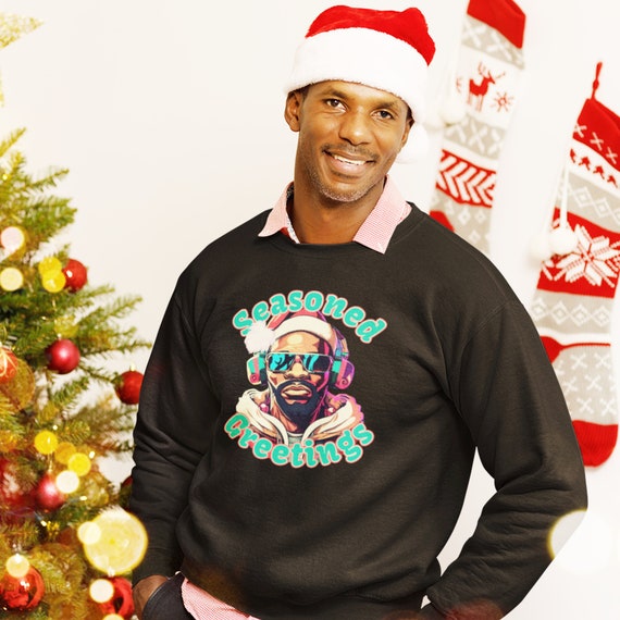 Camisas Sudaderas Negras De Navidad Camiseta Negra Estampados De