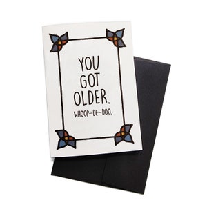 Vous avez une carte d'anniversaire - Carte de voeux vierge