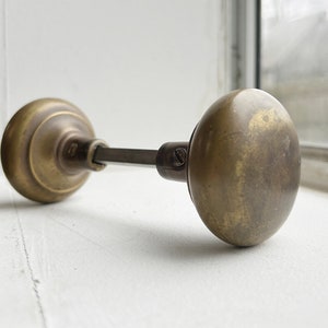 Antique Brass Door Knob Set *Screws Included*