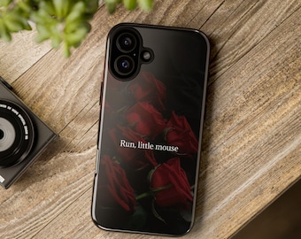 Run little mouse, Red roses Phone case, Dark romance phone protection, High quality Cover for Iphone 16, 15, 14 Pro Run little mouse, Red roses Phone case, Dark romance phone protection, High quality Cover for Iphone 16, 15, 14 Pro