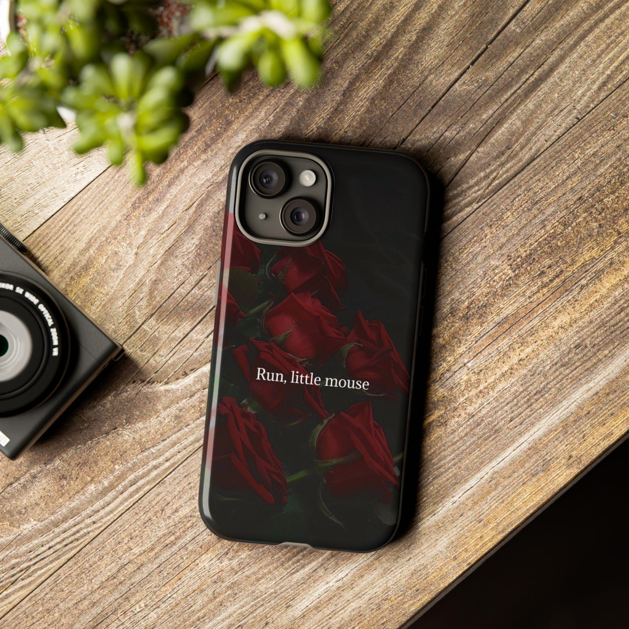 Run Little Mouse, Red Roses Phone Case, Dark Romance Phone Protection, High Quality Cover for iPhone 16, 15, 14 Pro - Etsy Run Little Mouse, Red Roses Phone Case, Dark Romance Phone Protection, High Quality Cover for iPhone 16, 15, 14 Pro - Etsy
