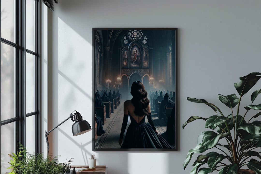 Dark Romance Poster for Book Lover the Ritual Book Art for Room Decor ...