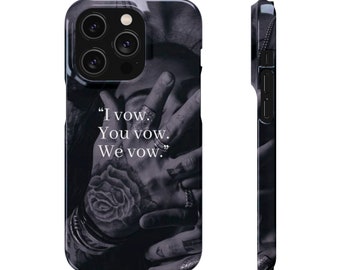 The Ritual Shantel Tessier - I vow. You vow. We vow -  phone case, dark romance, cell phone case, smut reader