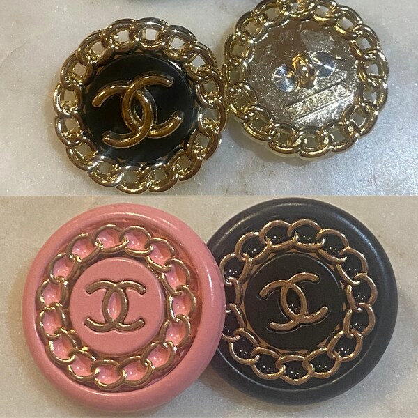 Bouton Chanel authentique vintage