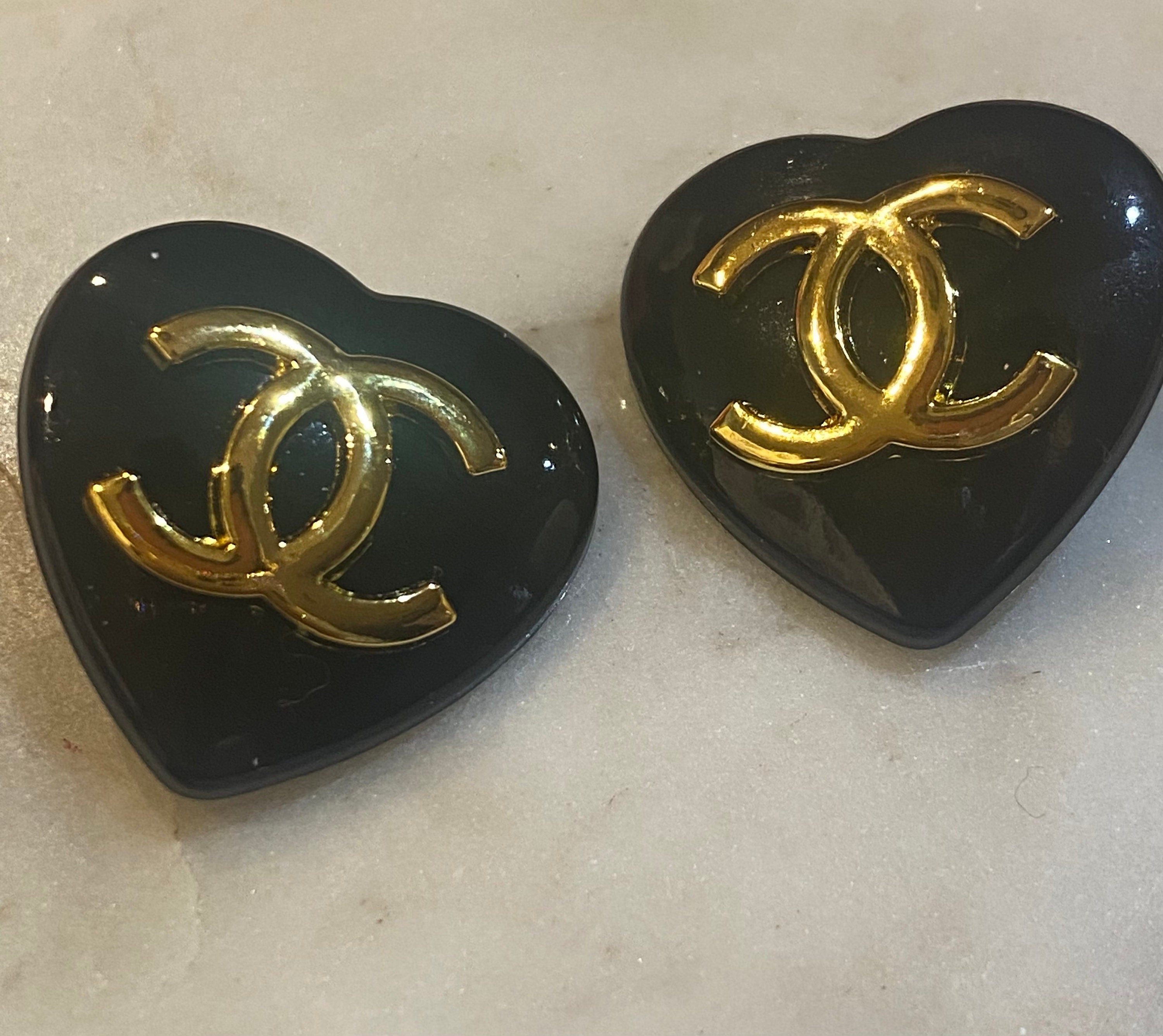 Chanel Earrings Etsy