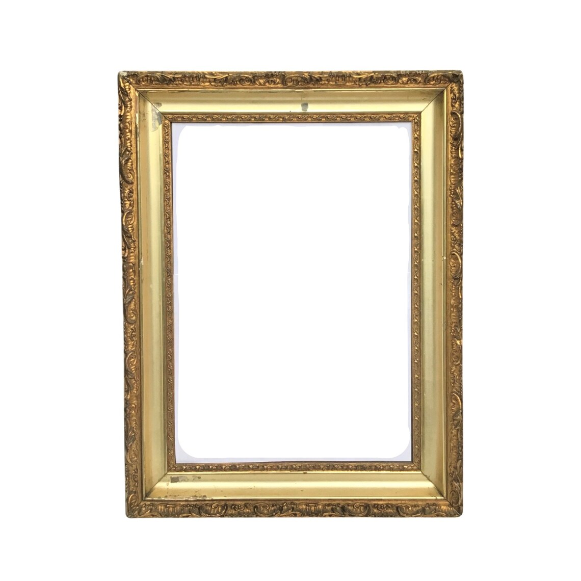 14x20 Gesso Vintage Picture Frame Twin Golden Frames Gesso Etsy