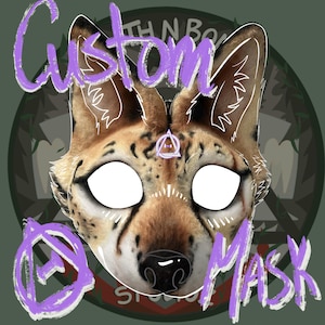Custom Feline Therian Mask Commission Slot (3/5)--- Cat Mask, Therian Mask, Custom Therian Gear