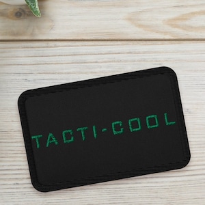 Tacti-Cool Patch, Tacticool Patch, Funny Tactical Patch, Meme Patch, Funny Army Patch, Military Patch For Backpack, Navy Seals