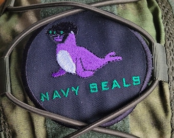 Parche de los Navy Seals, parche militar divertido, parche de meme, parche táctico divertido, parche táctico para mochilas, parche del equipo Seal