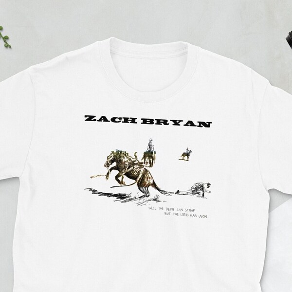 Tee Shirt Zach Bryan Tour Etsy
