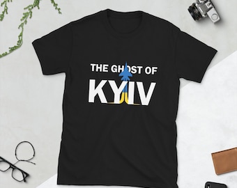 T-shirt The Ghost of Kyiv, t-shirt ukraine, légende volante, montrez votre soutien ukraine, t-shirt I stand with Ukraine