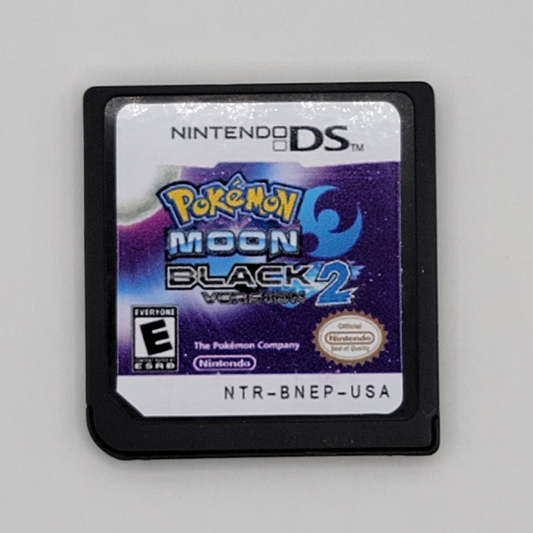 Pokemon Moon Black 2 Rom Hack Nintendo DS Cartridge Etsy