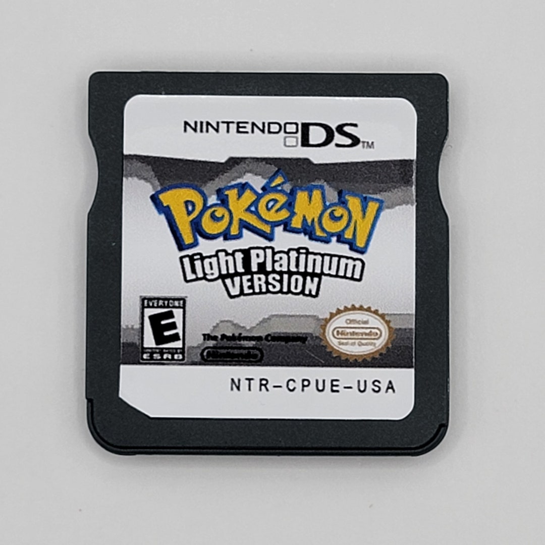 Pokemon Light Platinum DS Rom Hack Nintendo DS Cartridge Etsy