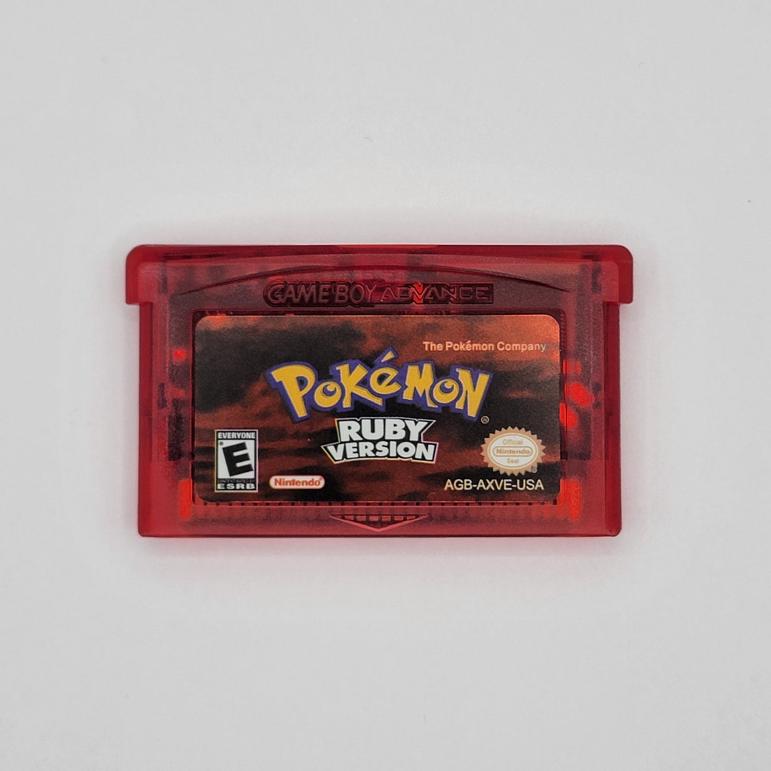 Pokemon Ruby Version Game Boy Advance Works, Trades and Saves