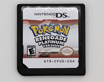 Pokemon Renegade Platinum - Rom Hack - Nintendo DS - Cartridge