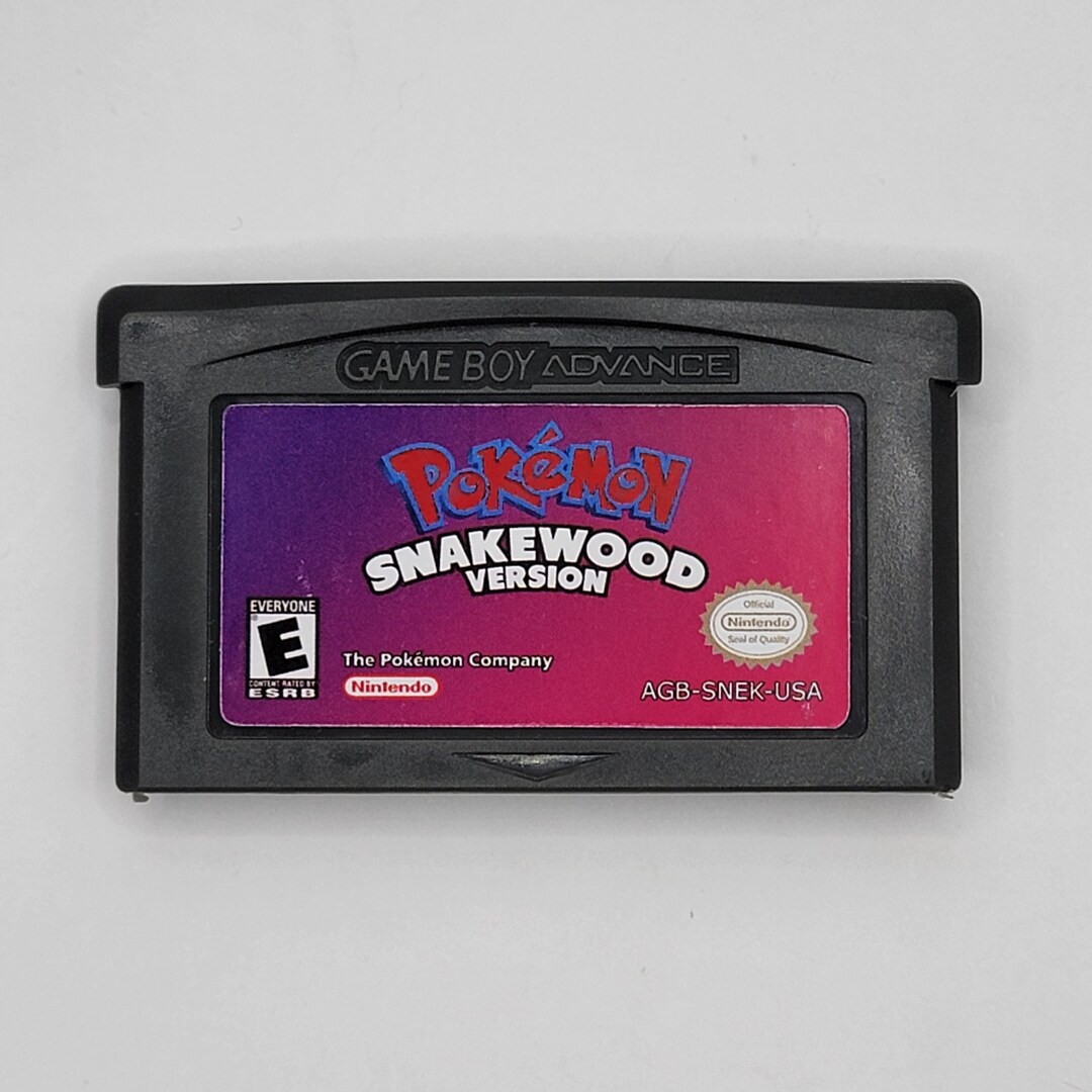 Pokemon Snakewood Rom Hack Gameboy Advance Cartridge Etsy