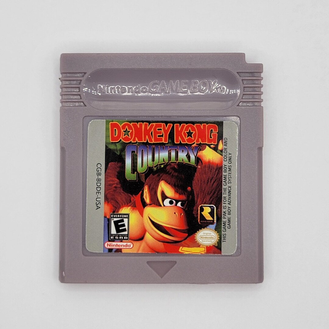 uophørlige Faktisk periode Donkey Kong Country Game Boy Reproduction - Etsy Israel