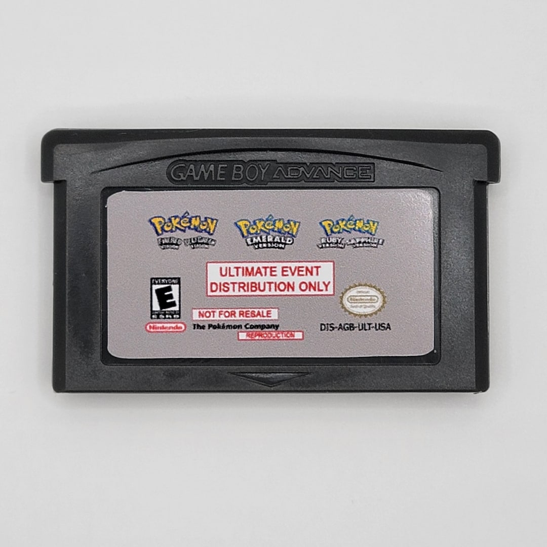 Pokemon Aura Mew GBA Distribution Cartridge Released