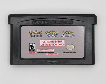 Pokemon *Ultimate Event* Distribution GBA Cart - 30+ Events - Emerald, LeafGreen, FireRed, Ruby & Sapphire (Gen 3)