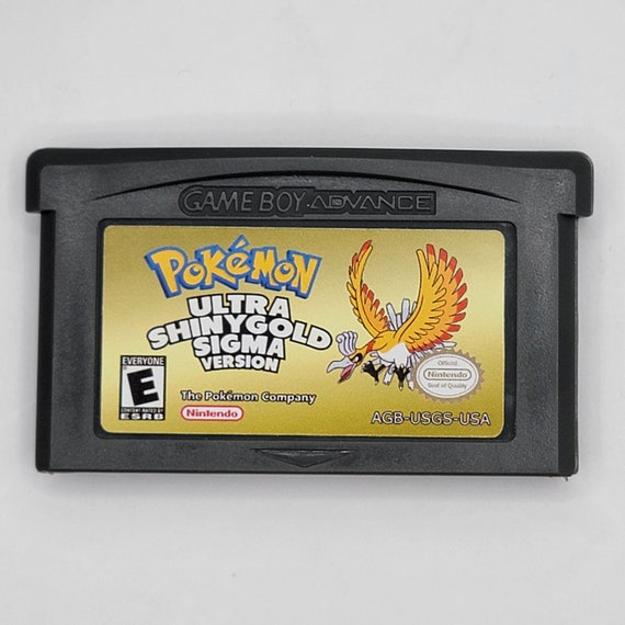 Pokemon Shiny Gold Version - Gameboy Advance Game - GBA - only Cartridge