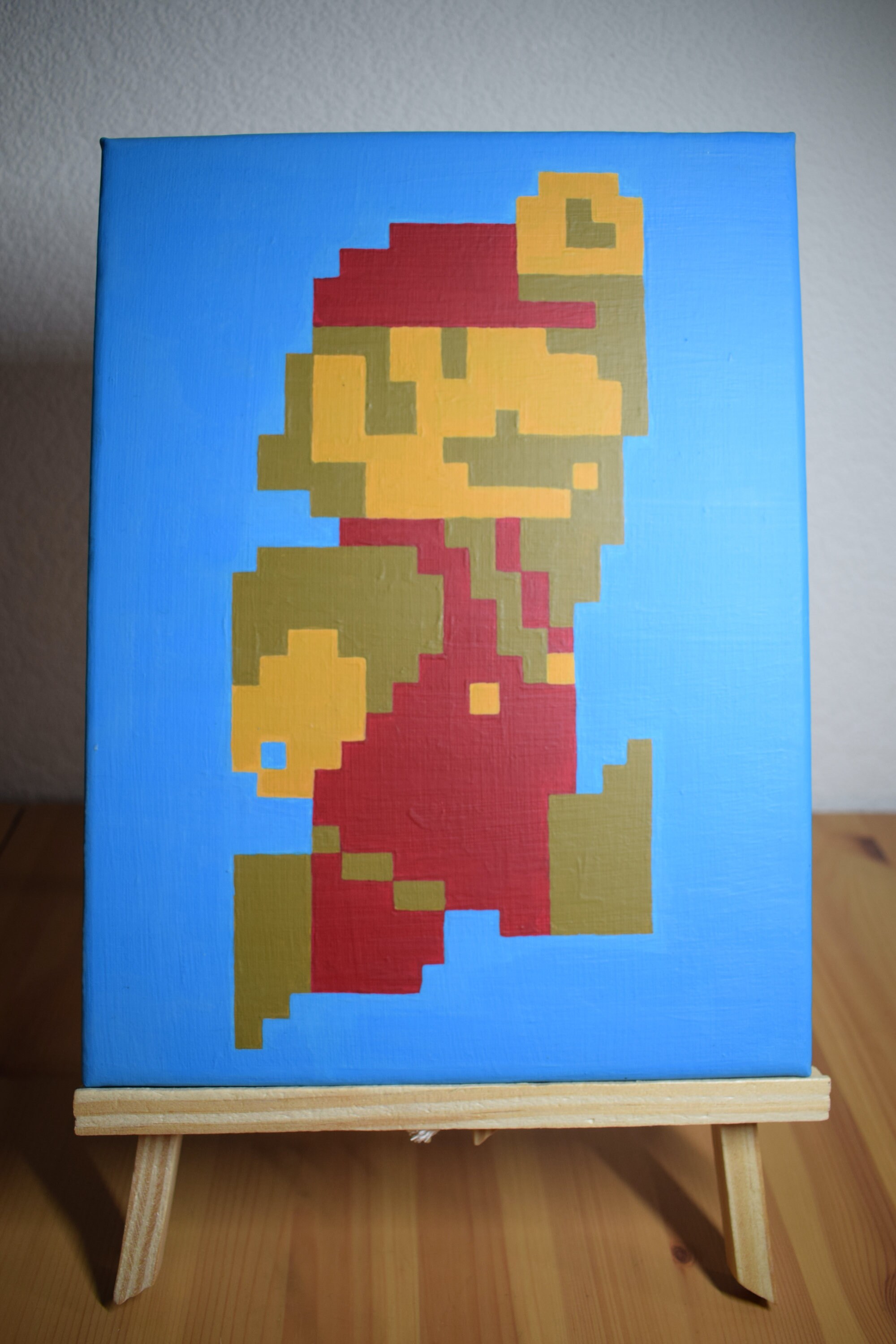 Super Mario Brothers (NES, 1985) - Mario Original Acrylic Painting