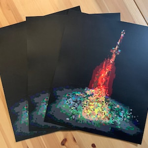 Dark Souls (Various, 2011) - Bonfire Original Acrylic Painting Print