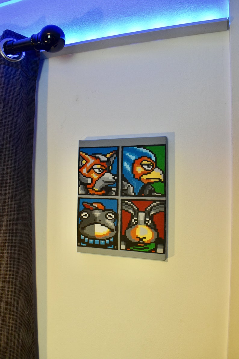 Starwing/starfox (super Nintendo, 1993) - Fox, Falco, Slippy, Peppy ...